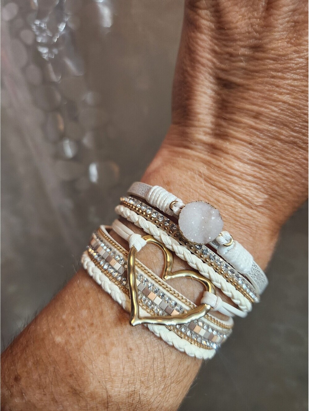 Bohemian Multi Layer Faux Leather Bracelet